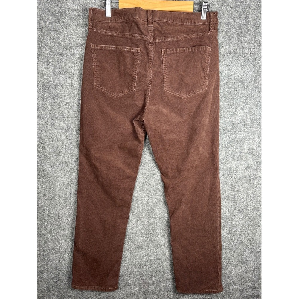 Gap Womens High Rise Vintage Slim Corduroy Pants 12R Brown Warm Espresso Boho - Picture 5 of 8
